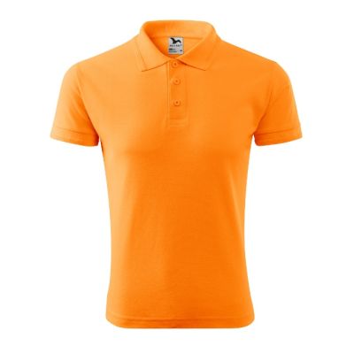 Polokošile pánská Pique Polo 203 tangerine orange obrázek 7008