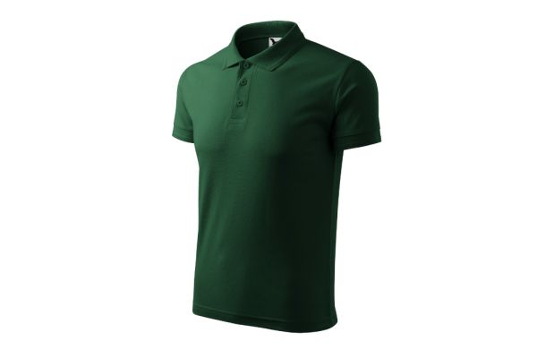 Polokošile pánská Pique Polo 203 dark green obrázek 1