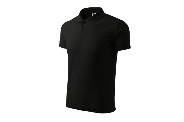 Polokošile pánská Pique Polo 203 černá obrázek 1