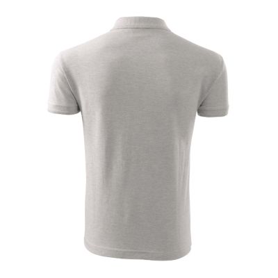Polokošile pánská Pique Polo 203 světle šedý melír obrázek 2664