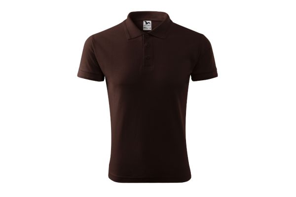 Polokošile pánská Pique Polo 203 kávová obrázek 2
