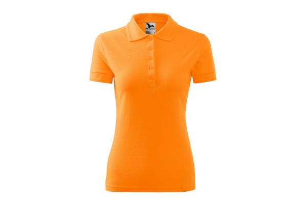 Polokošile dámská Pique Polo 210 tangerine orange obrázek 2