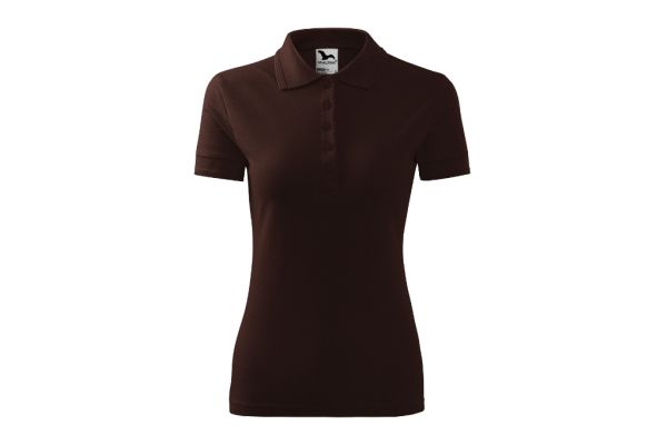 Polokošile dámská Pique Polo 210 kávová obrázek 2