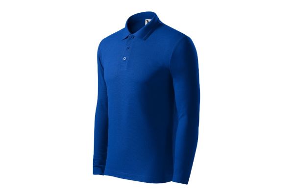 Polokošile pánská Pique Polo LS 221 královská modrá obrázek 1