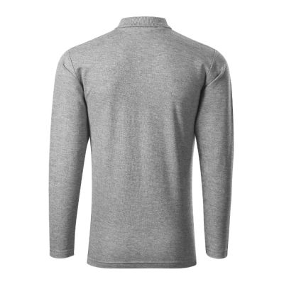 Polokošile pánská Pique Polo LS 221 tmavě šedý melír obrázek 3275