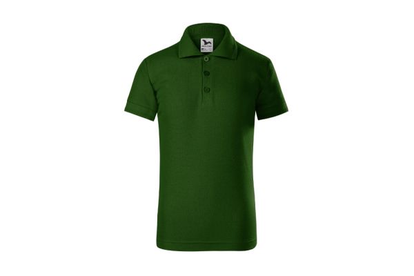 Polokošile dětská Pique Polo 222 lahvově zelená obrázek 2