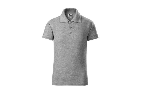 Polokošile dětská Pique Polo 222 tmavě šedý melír obrázek 2
