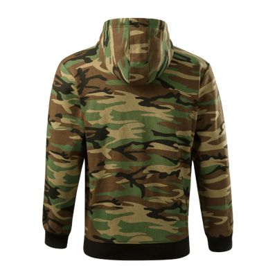 Mikina pánská Camo Zipper C19 camouflage brown obrázek 5715