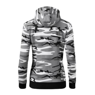 Mikina dámská Camo Zipper C20 camouflage gray obrázek 5721