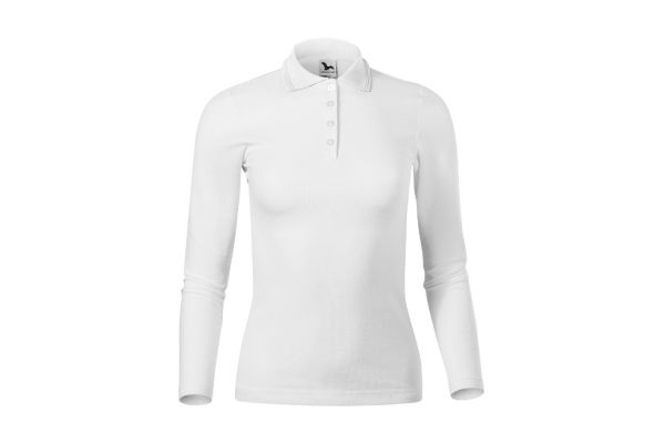 Polokošile dámská Pique Polo LS 231 bílá obrázek 2