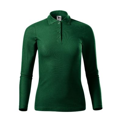 Polokošile dámská Pique Polo LS 231 dark green obrázek 10500