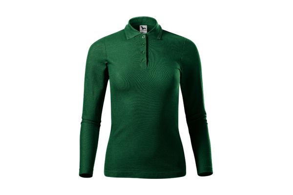 Polokošile dámská Pique Polo LS 231 dark green obrázek 2