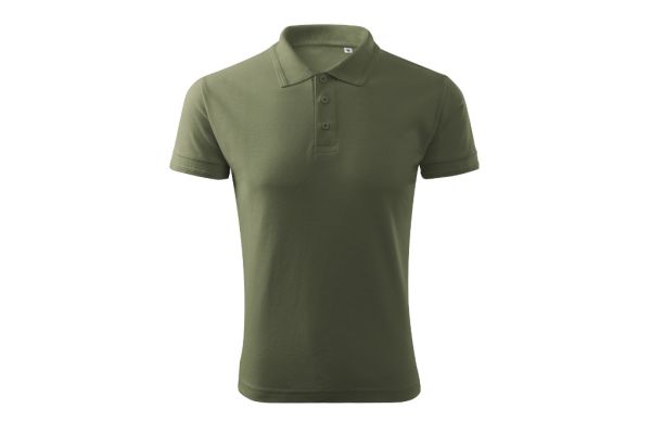 Polokošile pánská Pique Polo Free F03 khaki obrázek 2