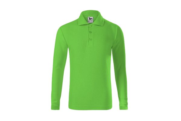 Polokošile dětská Pique Polo LS 241 apple green obrázek 2