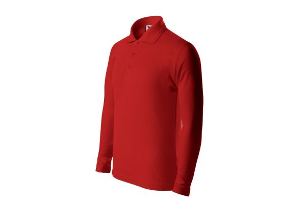 Polokošile dětská Pique Polo LS 241 červená obrázek 1