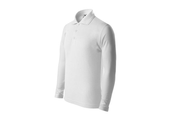 Polokošile dětská Pique Polo LS 241 bílá obrázek 1