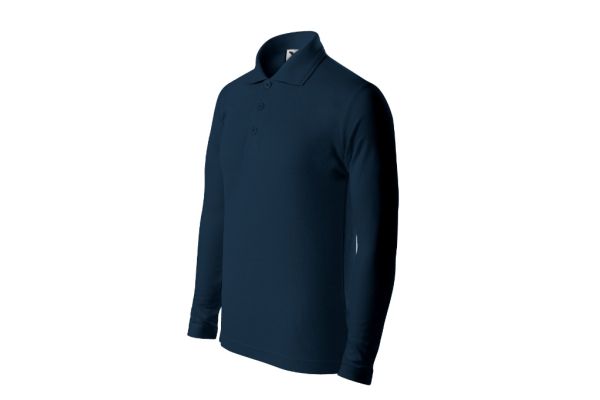Polokošile dětská Pique Polo LS 241 námořní modrá obrázek 1