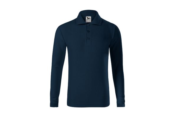 Polokošile dětská Pique Polo LS 241 námořní modrá obrázek 2