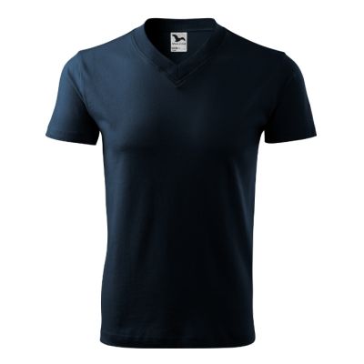 Tričko unisex V-neck 102 námořní modrá obrázek 88