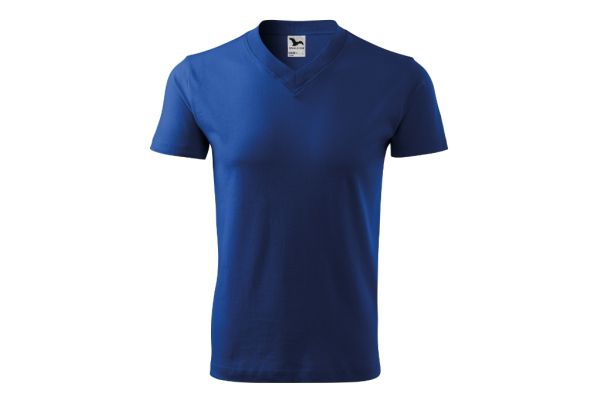 Tričko unisex V-neck 102 královská modrá obrázek 2