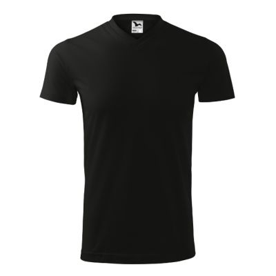 Tričko unisex Heavy V-neck 111 černá obrázek 226