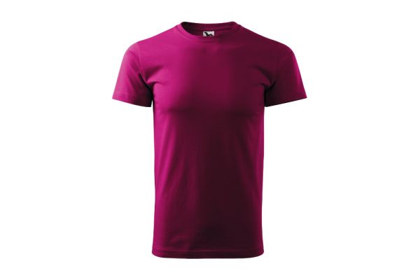Tričko pánské Basic 129 fuchsia red obrázek 2
