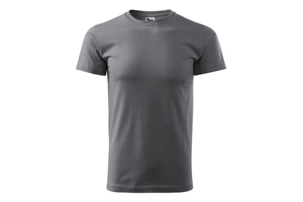 Tričko pánské Basic 129 ocelově šedá obrázek 2