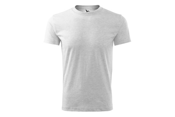 Tričko pánské Classic New 132 světle šedý melír obrázek 2
