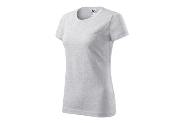 Tričko dámské Basic 134 světle šedý melír obrázek 1