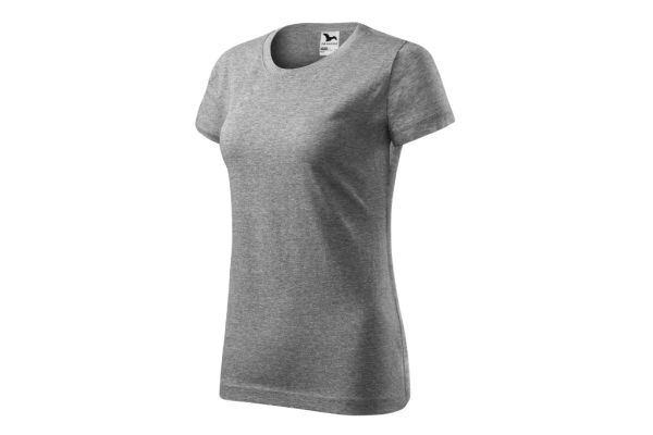 Tričko dámské Basic 134 tmavě šedý melír obrázek 1