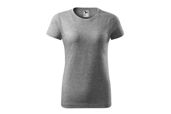 Tričko dámské Basic 134 tmavě šedý melír obrázek 2