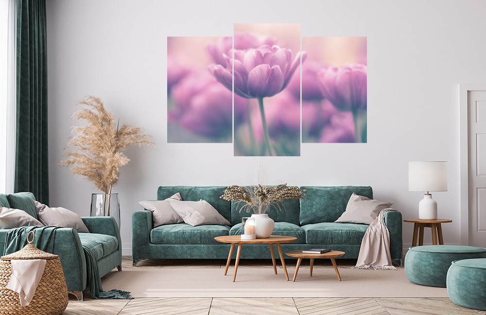 Fialové tulipány obrázek 1